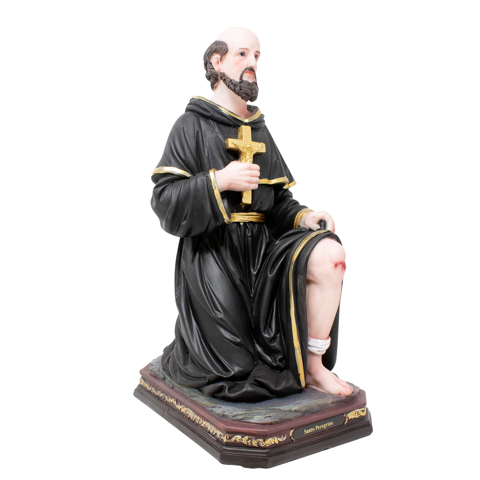 MrcjSales - Holy Pilgrim Resin Statue | Multiple Sizes | Santo Peregrino | Perfect for Church, Home Decor, Gifts