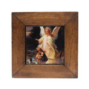 MrcjSales Guardian Angel Jewelry Box - Handcrafted Wooden Religious Box | Perfect Gift for Any Occasion | Quality Craftsmanship