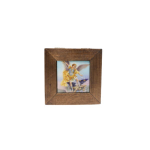 MrcjSales Saint Michael Jewelry Box - Quality Wood | Perfect Gift for Any Occasion | Detailed Craftsmanship