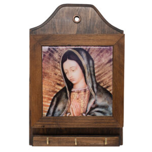 MrcjSales Our Lady of Guadalupe Mc - Key/Mail Box Holder | Hang Anywhere | Gift to Loved Ones | Spacious Mail Holder