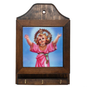 MrcjSales Divine Child Key/Mail Box Holder | Hang Anywhere | Spacious Room | Detailed Image | Versatile Use
