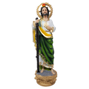 Saint Jude 20 Inch Statue San Judas Resin Detailed Design Patron Saint of Lost Causes Catholic Decor Gift