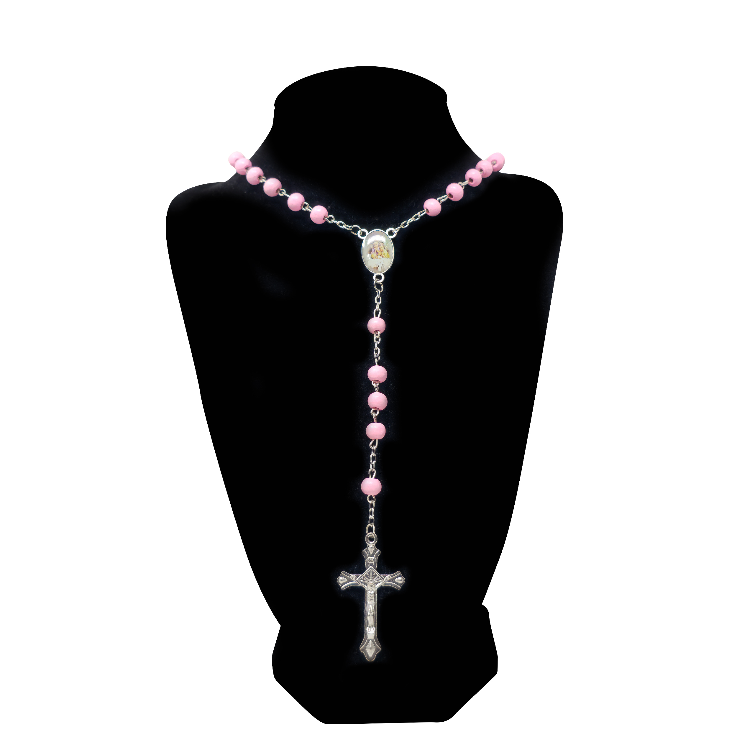 First Communion Rosary #2 - Pink