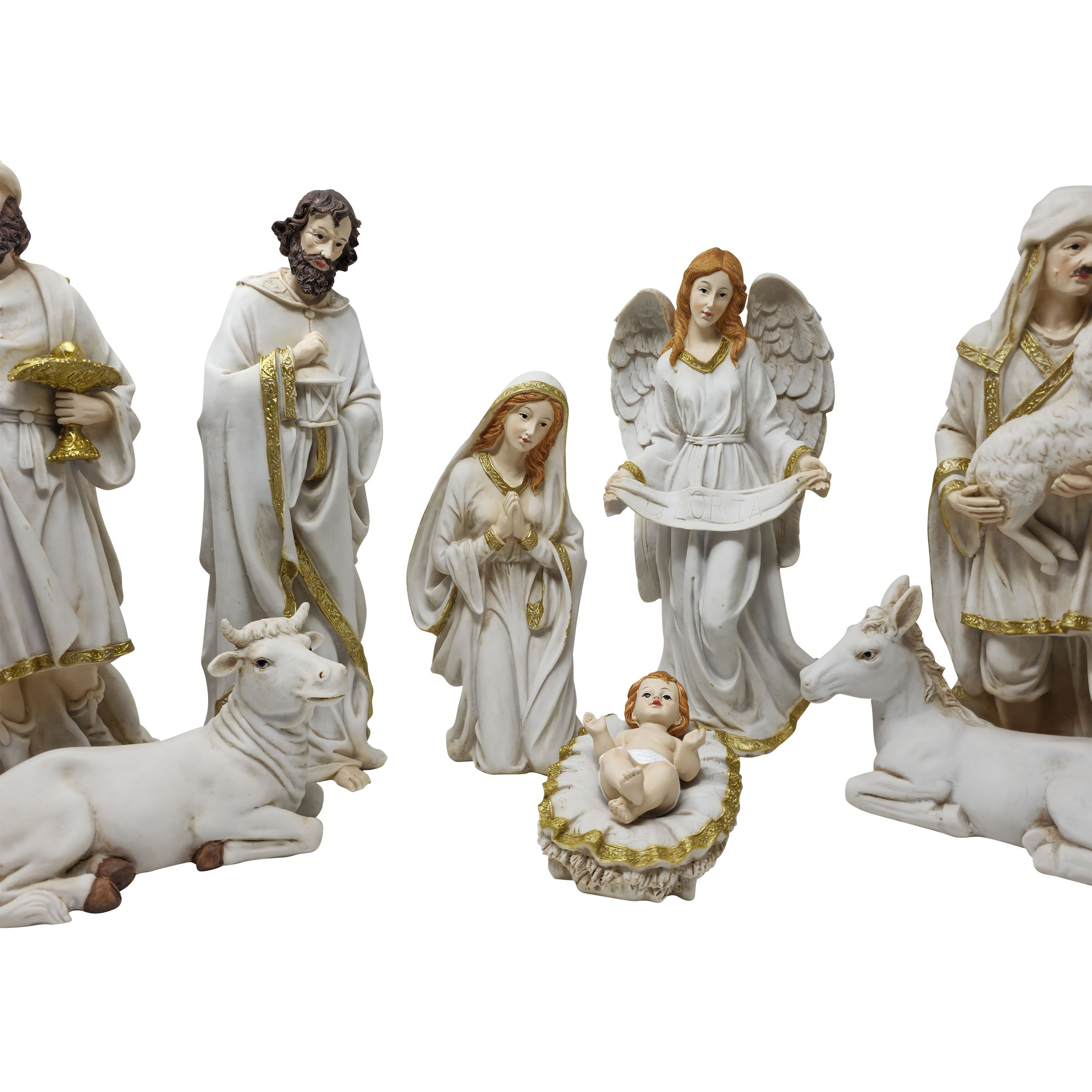 MrcjSales Nativity Set | High-Quality Resin | 12-Piece Masterpiece | Meaningful Christmas Tradition | Multipurpose Set | Exceptional Detail Design | Ideal for Devotion and Reflection Nativity Set #11