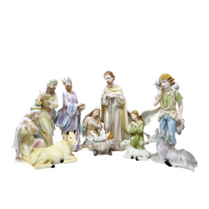MrcjSales Nativity Set | High-Quality Resin | 12-Piece Masterpiece | Meaningful Christmas Tradition | Multipurpose Set | Exceptional Detail Design | Ideal for Devotion and Reflection Nativity Set #10