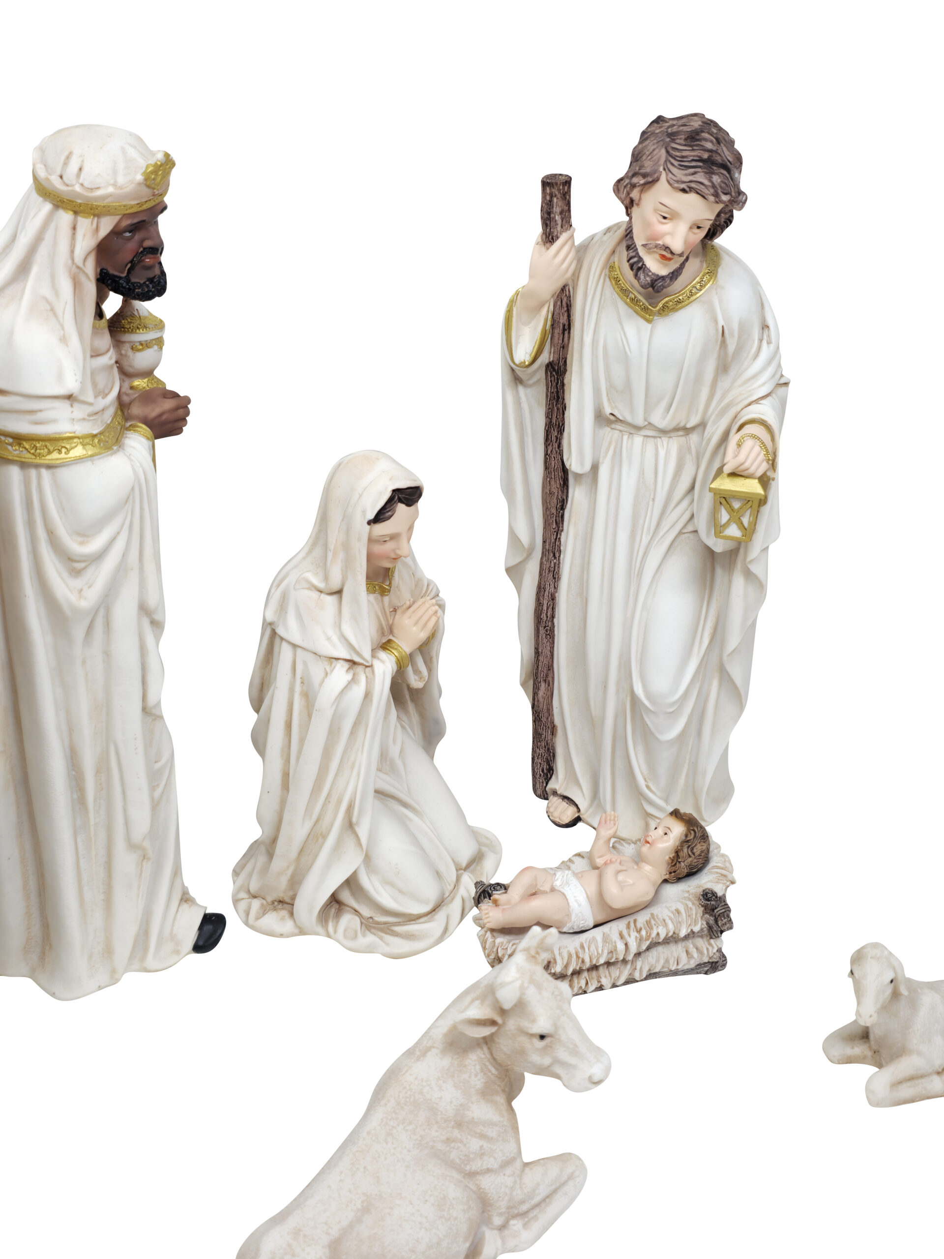 MrcjSales Nativity Set | High-Quality Resin | 12-Piece Masterpiece | Meaningful Christmas Tradition | Multipurpose Set | Exceptional Detail Design | Ideal for Devotion and Reflection Nativity Set #9