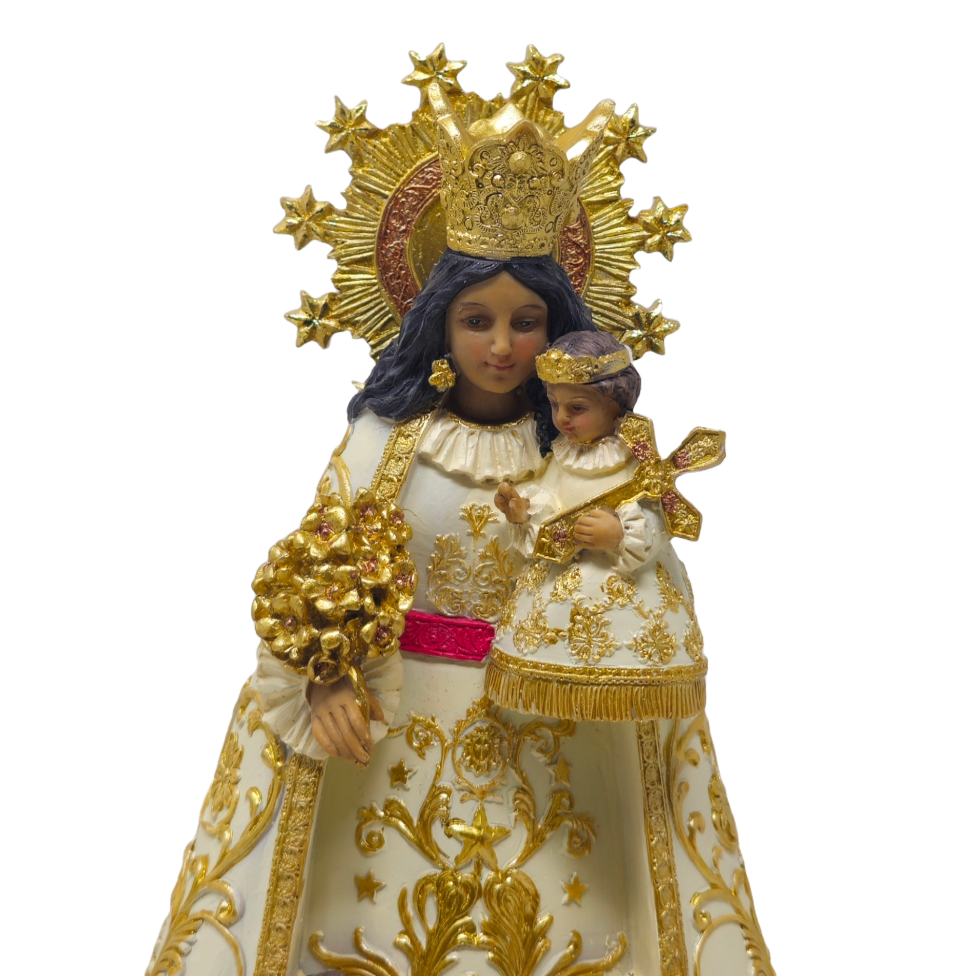 Virgen de los Desamparados 12-Inch Statue – Our Lady of the Forsaken, Resin Material, Ideal for Home Decor, Catholic Gifts, Church Altars