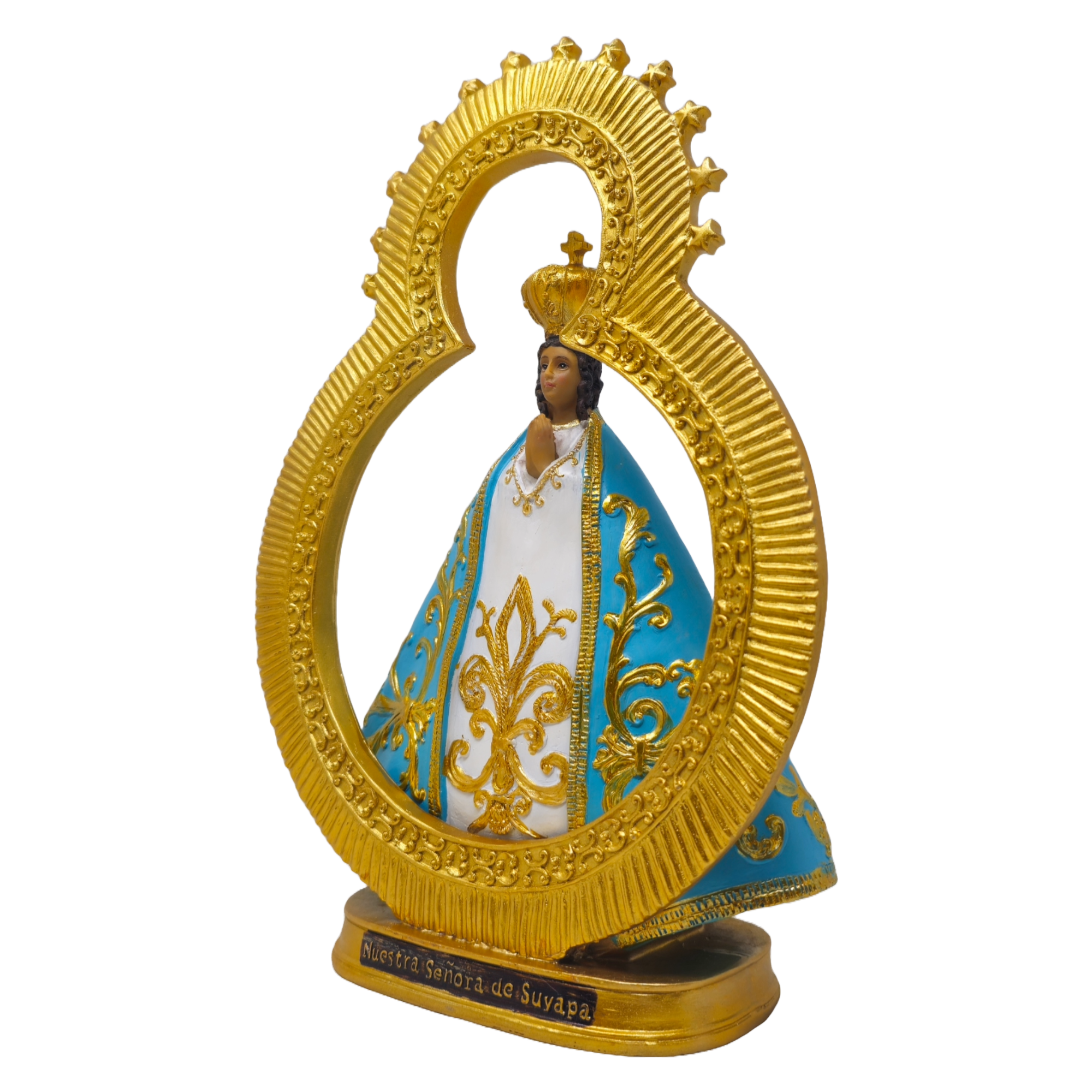 Nuestra Señora de Suyapa 12" Statue – Resin Material, Detailed Design, Patroness of Honduras, Catholic, Religious Gifts,