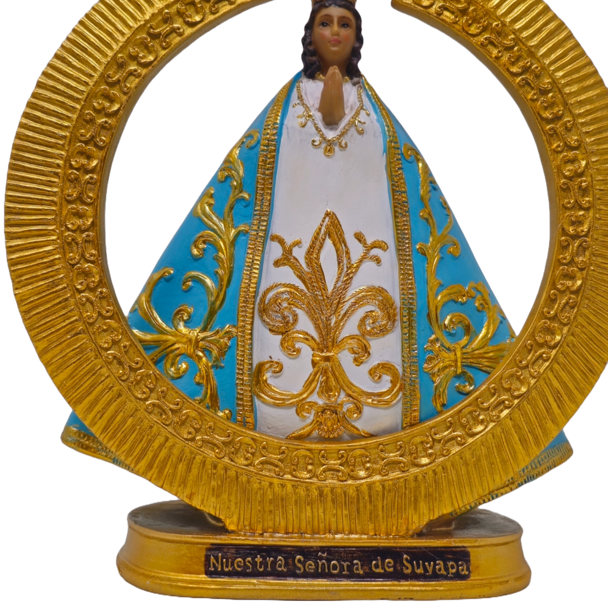 Nuestra Señora de Suyapa 12" Statue – Resin Material, Detailed Design, Patroness of Honduras, Catholic, Religious Gifts,