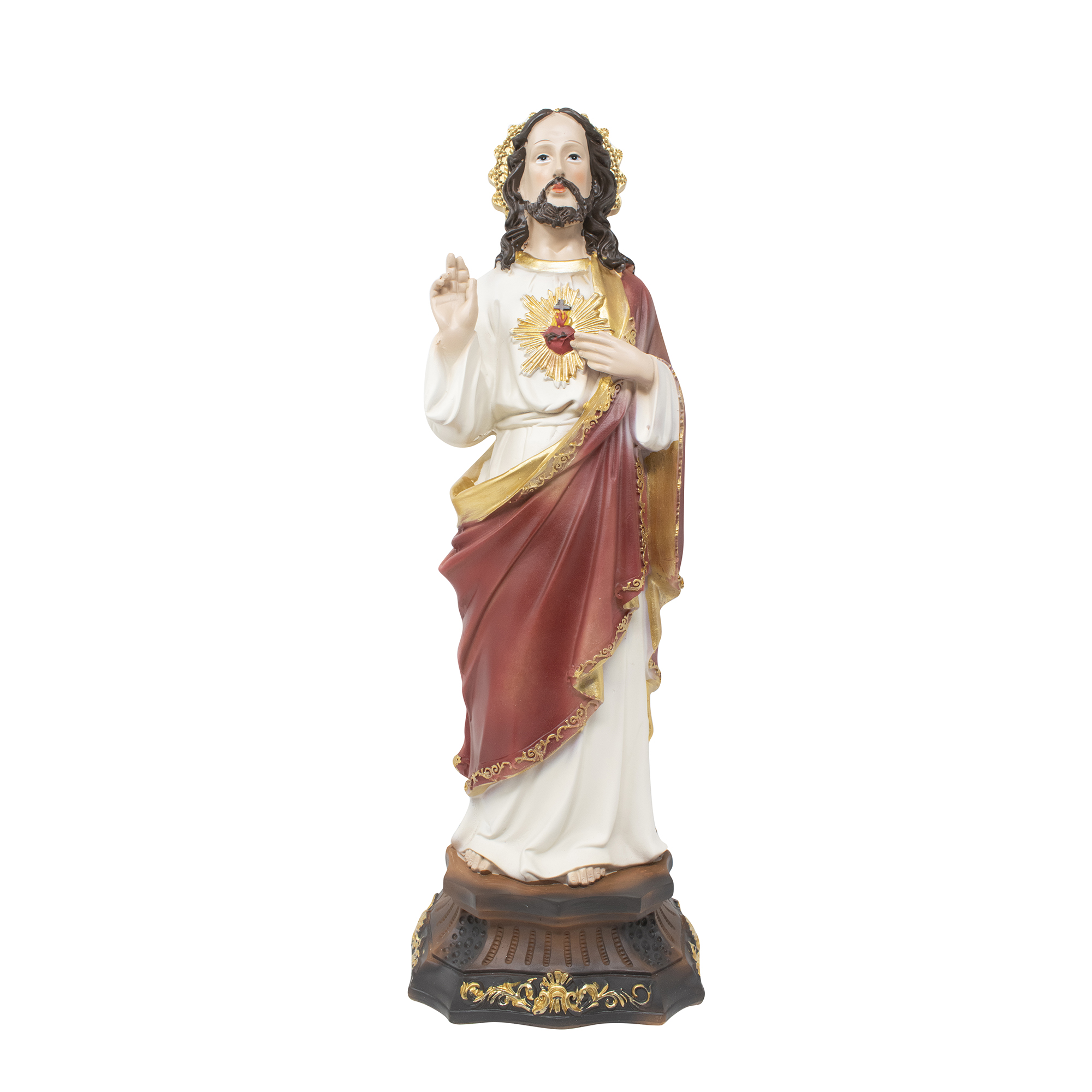 Sacred Heart of Jesus Religious Statue - Sagrado Corazon de Jesus (8 inch)