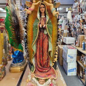 36-Inch Lady of Guadalupe Statue - Exquisite Virgen de Guadalupe Figurine for Devotional Spaces